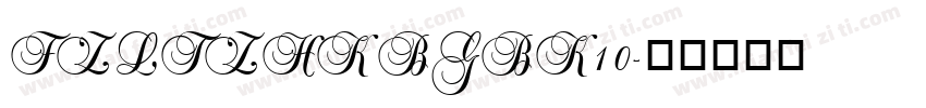 FZLTZHK BGBK 1 0字体转换